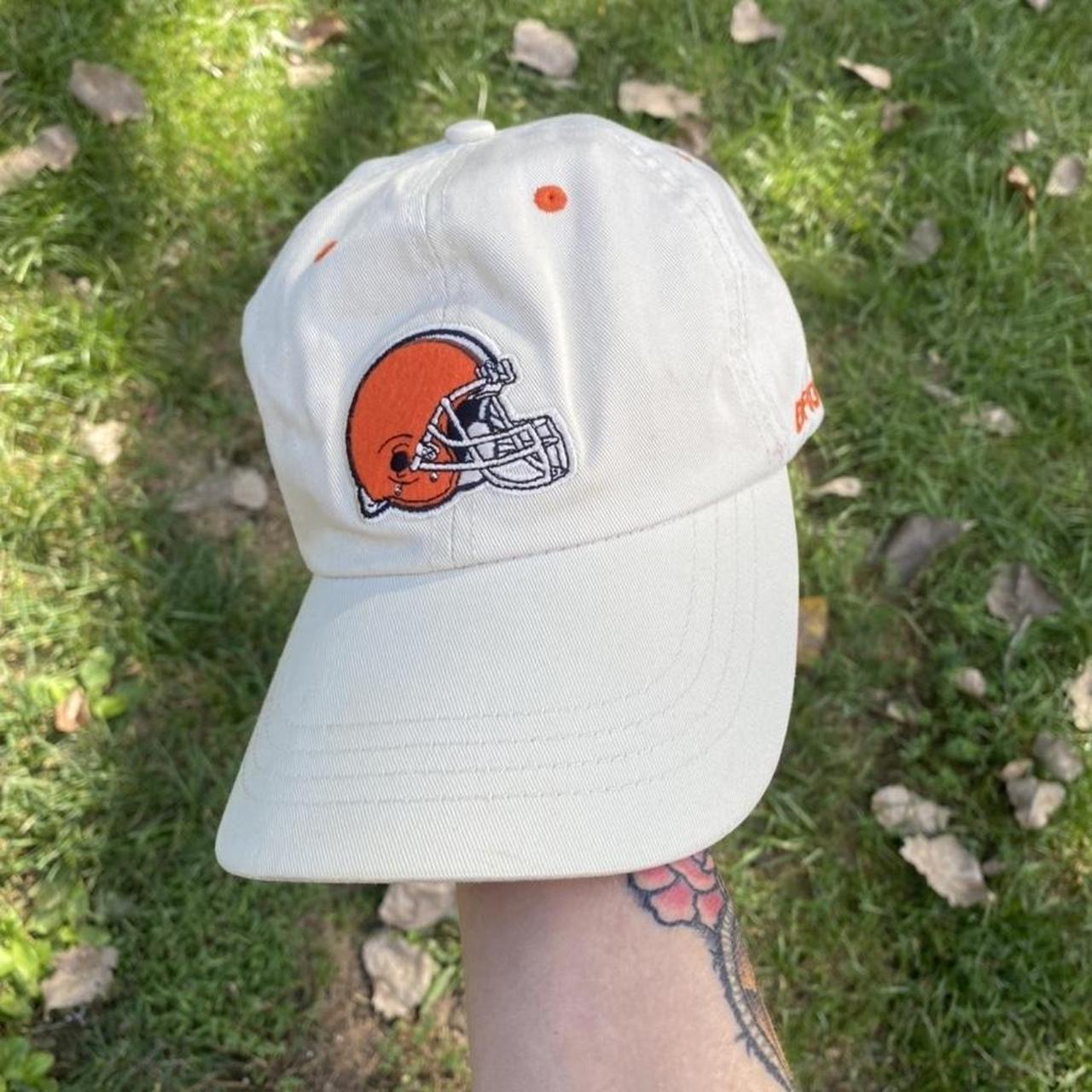 Vintage 90s Cleveland Browns NFL Football Snapback - Depop