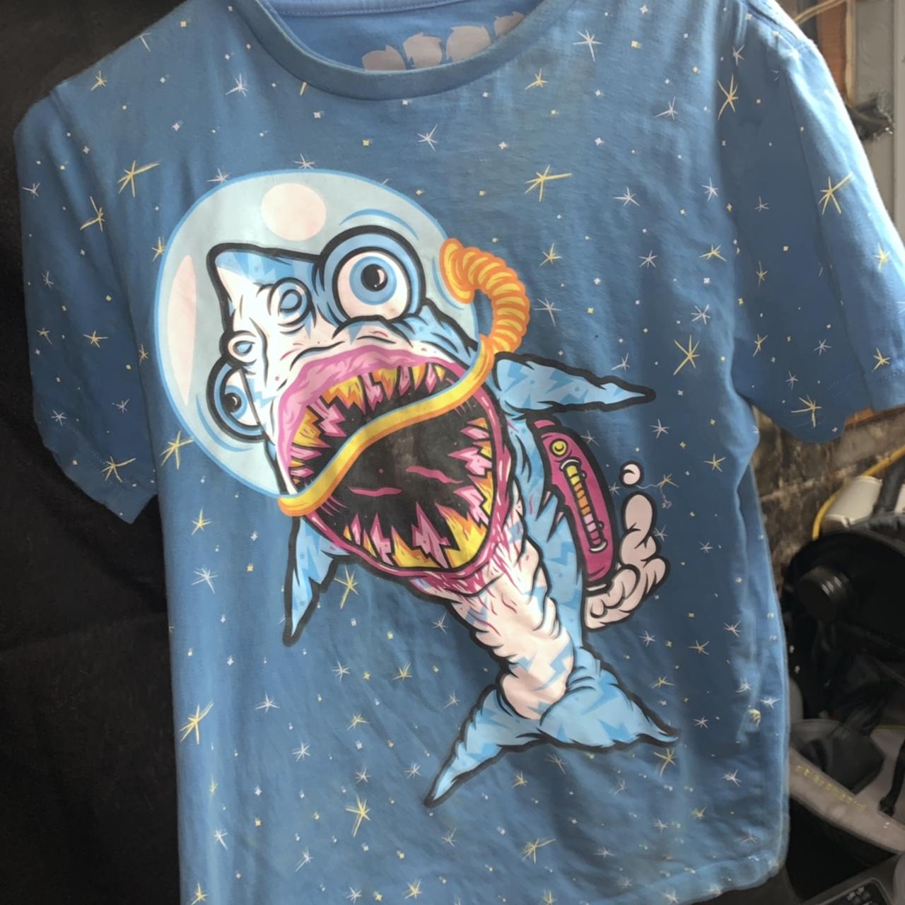 Impossible to find rare dropdead space shark shirt... - Depop