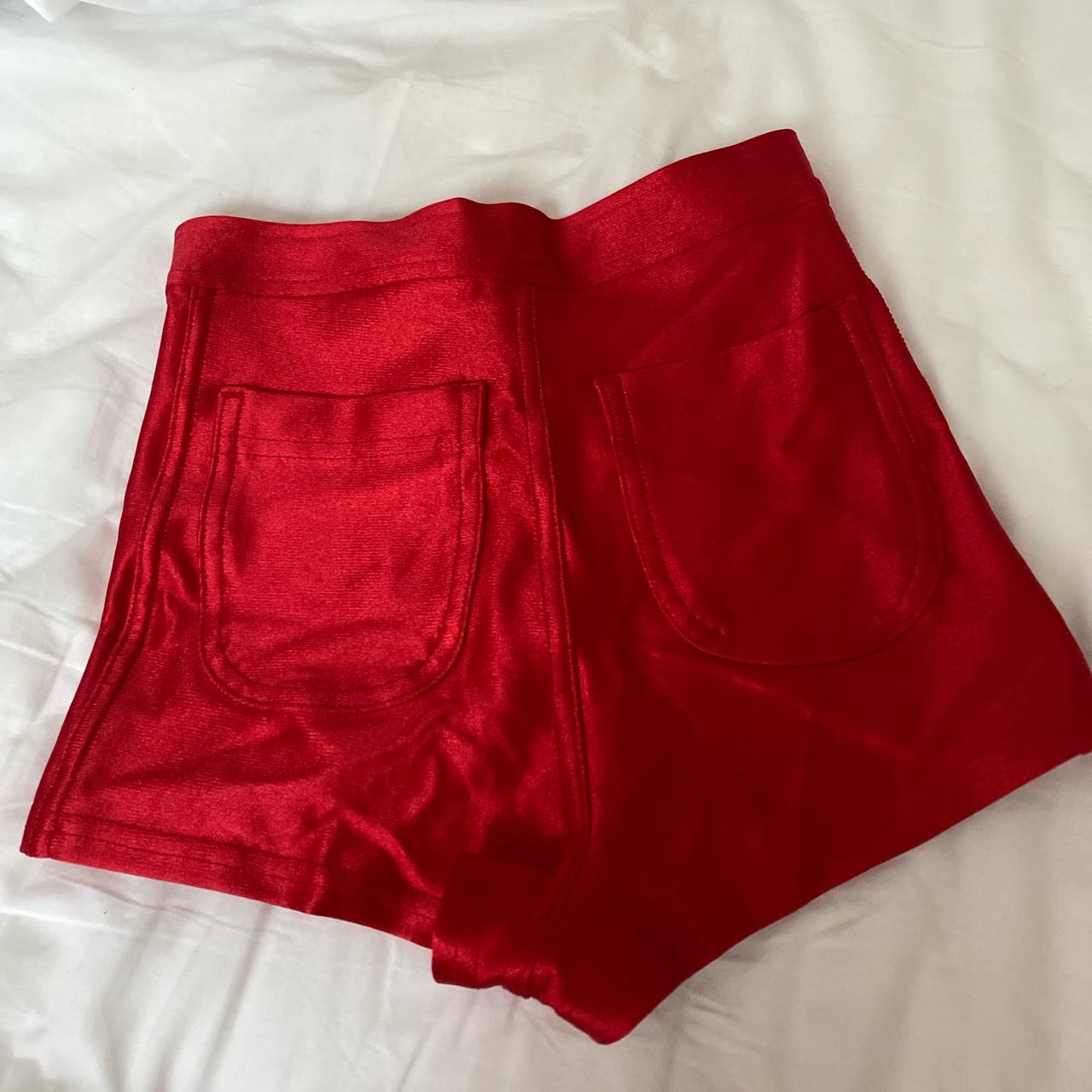 Genuine Authentic HOT American Apparel Disco Shorts Red S