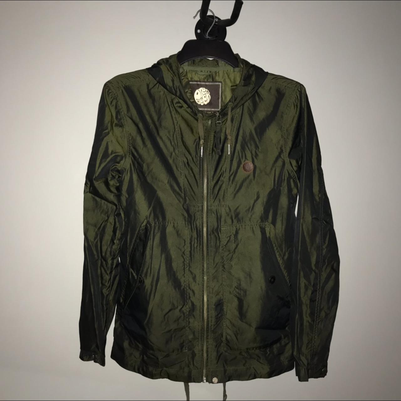 Pretty green parka jacket. Amazing condition just. Depop