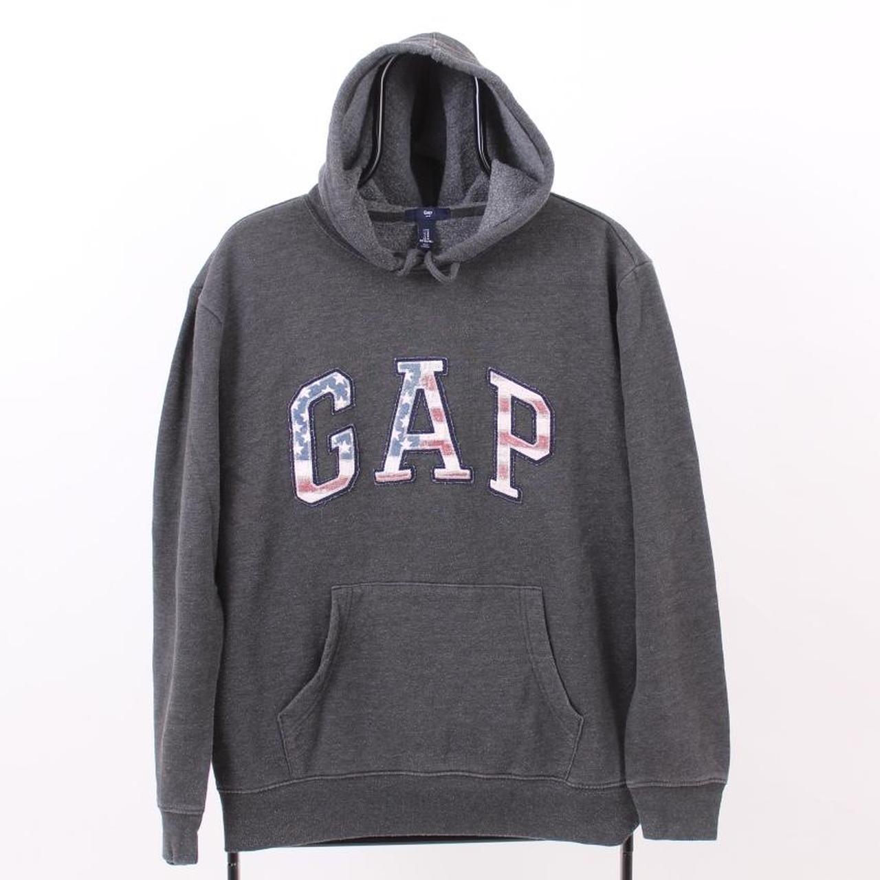 Gap pullover hoodie Colour: grey Size on Label:... - Depop