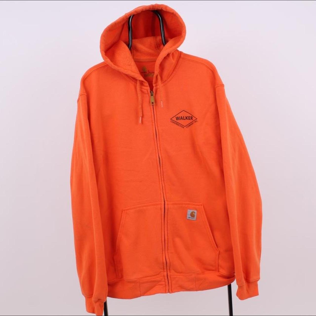 Carhartt Men's Orange Hoodie | Depop