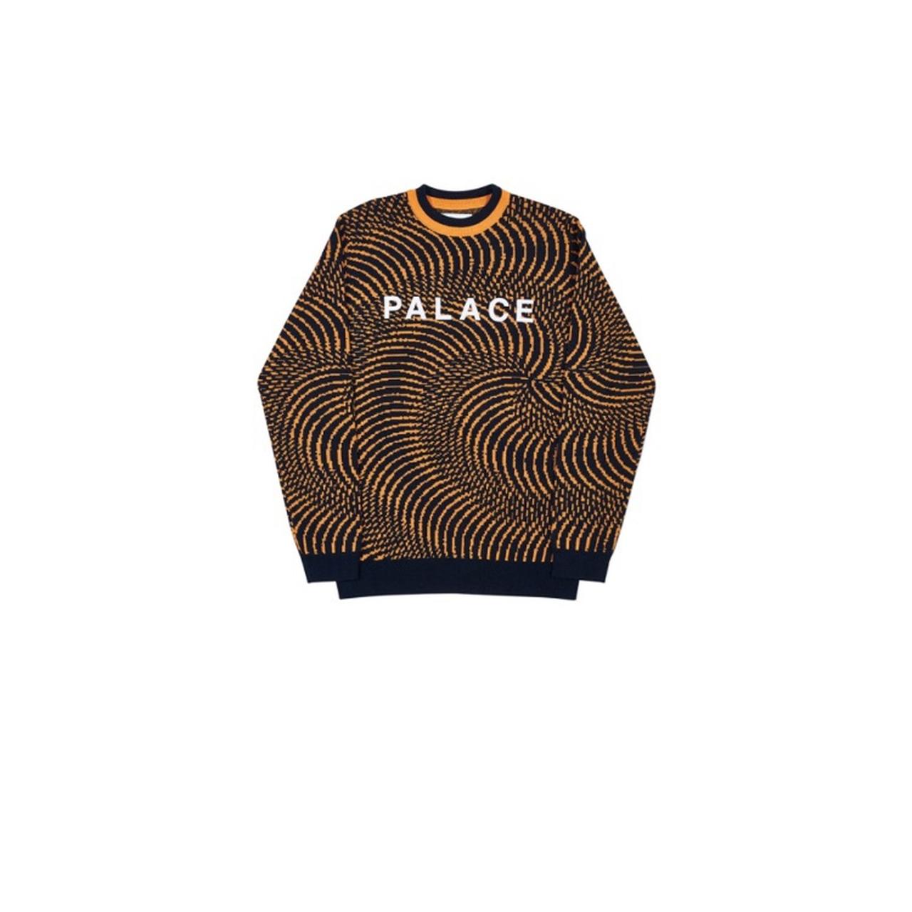 Palace Swirly Wurly Knit Orange/Black, Condition:...