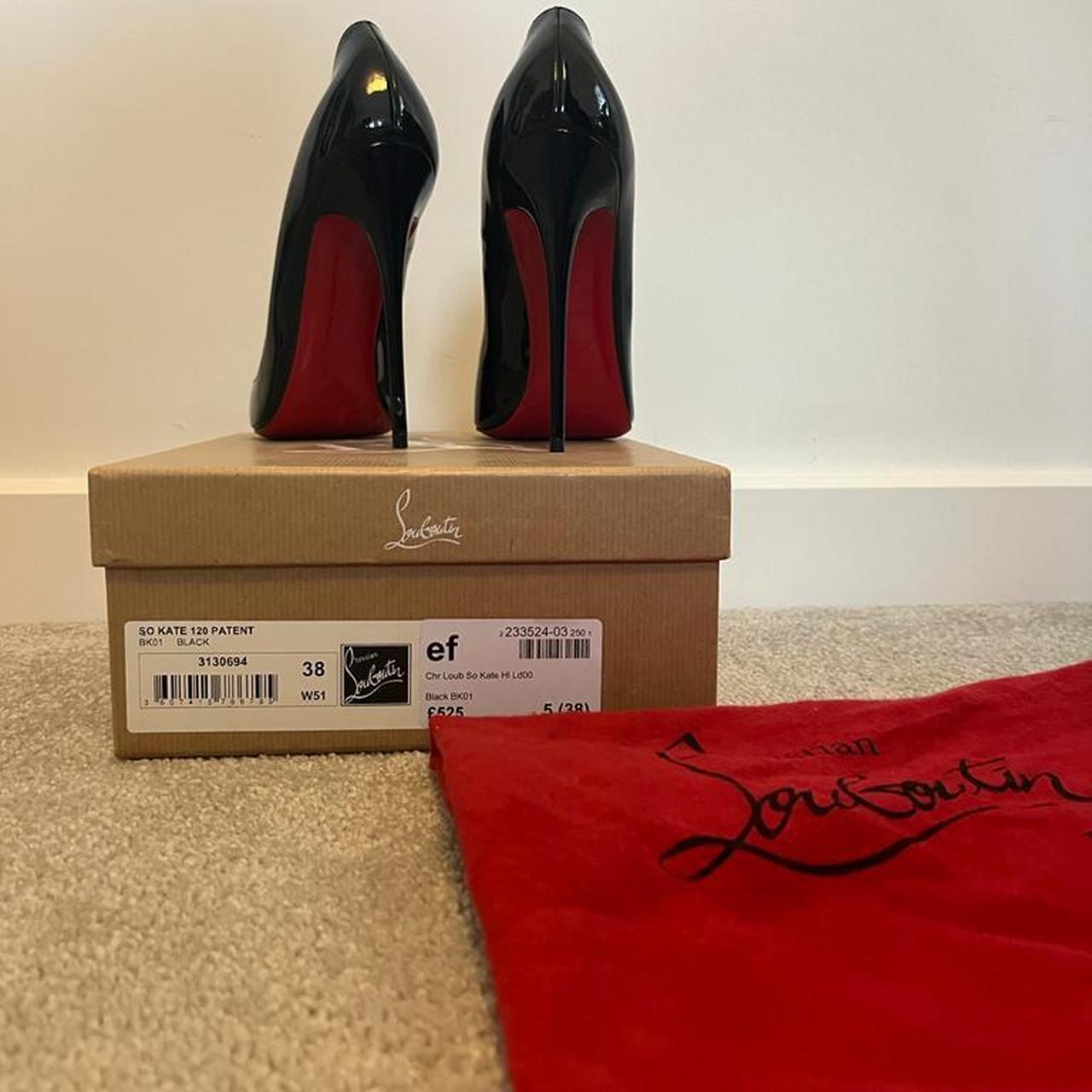 Christian Louboutin So Kate 120mm Black Patent ... - Depop