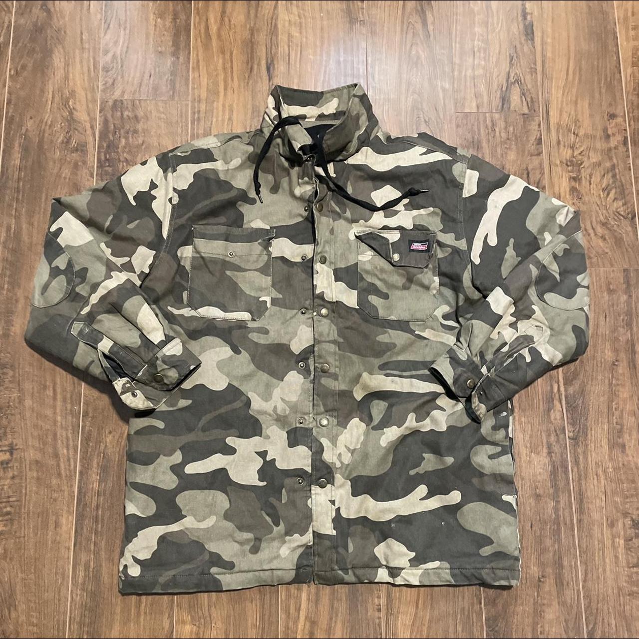 Dickies hot sale camo coat