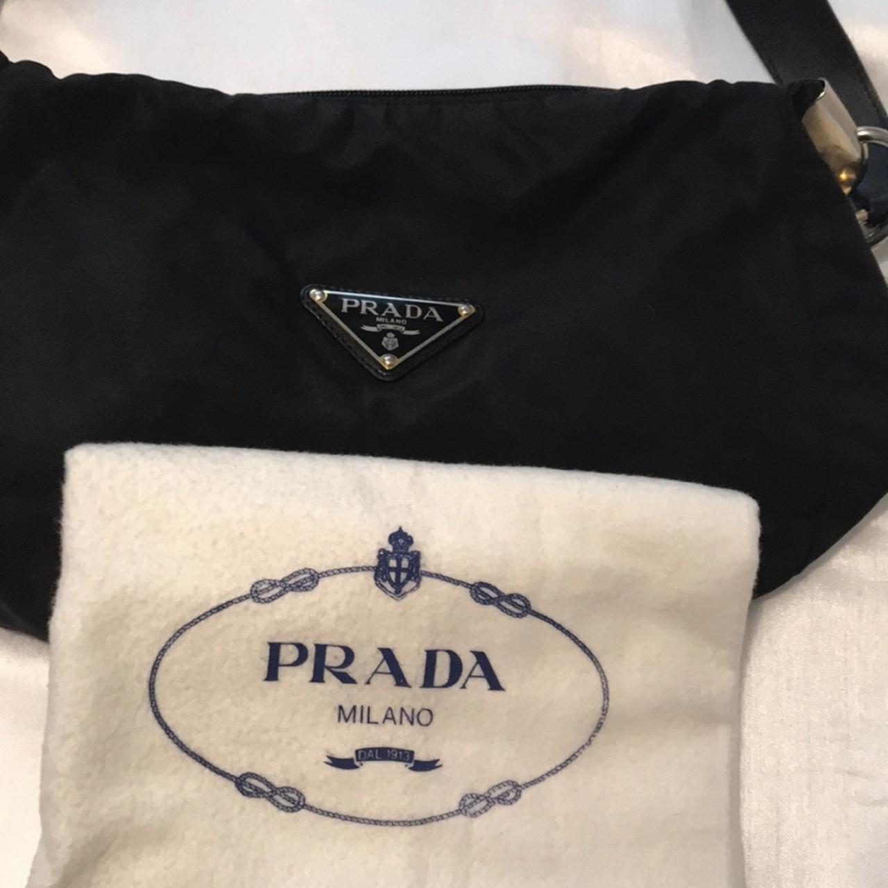 Authentic vintage Prada nylon , mini-duffle bag in - Depop