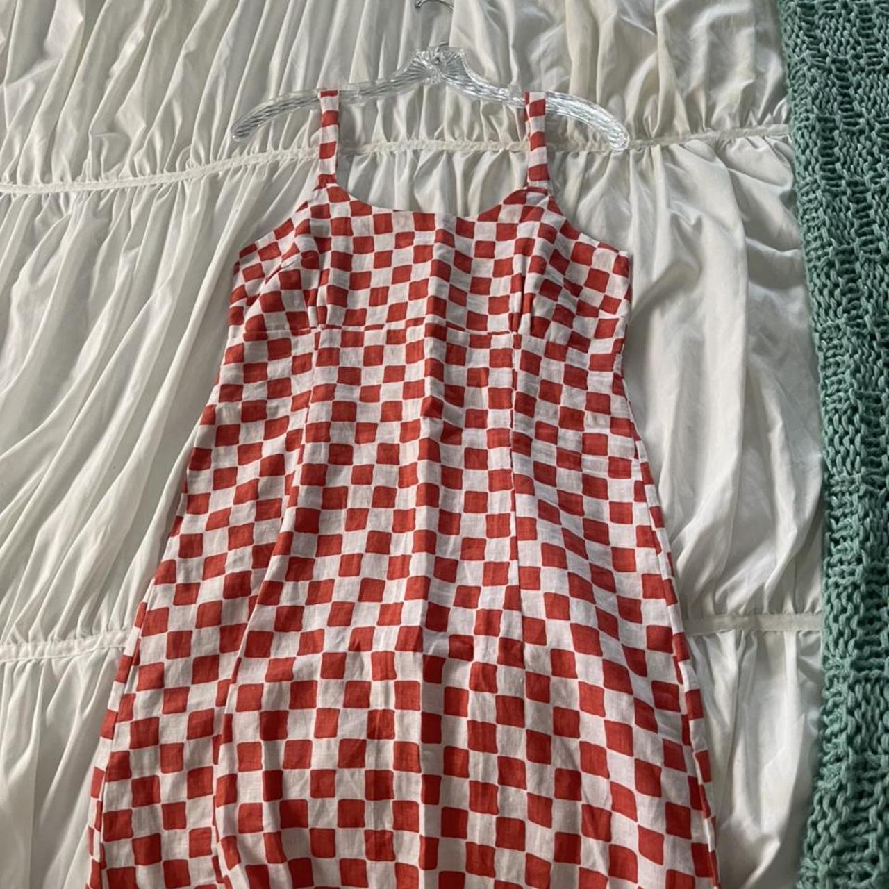 Holiday The Label Women's Red and White Dress