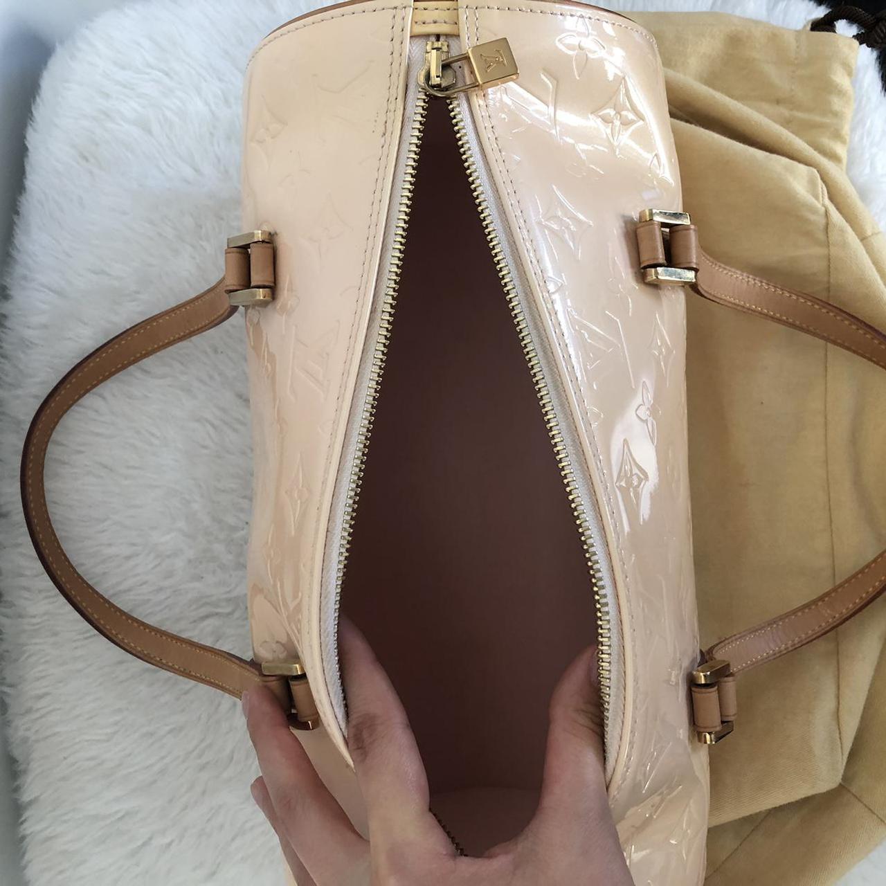 Louis Vuitton mini backpack vernis leather. New - Depop