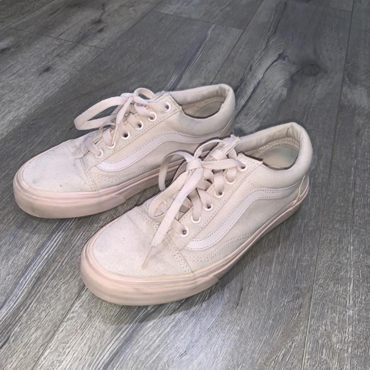 Vans old skool on sale mono canvas peach blush