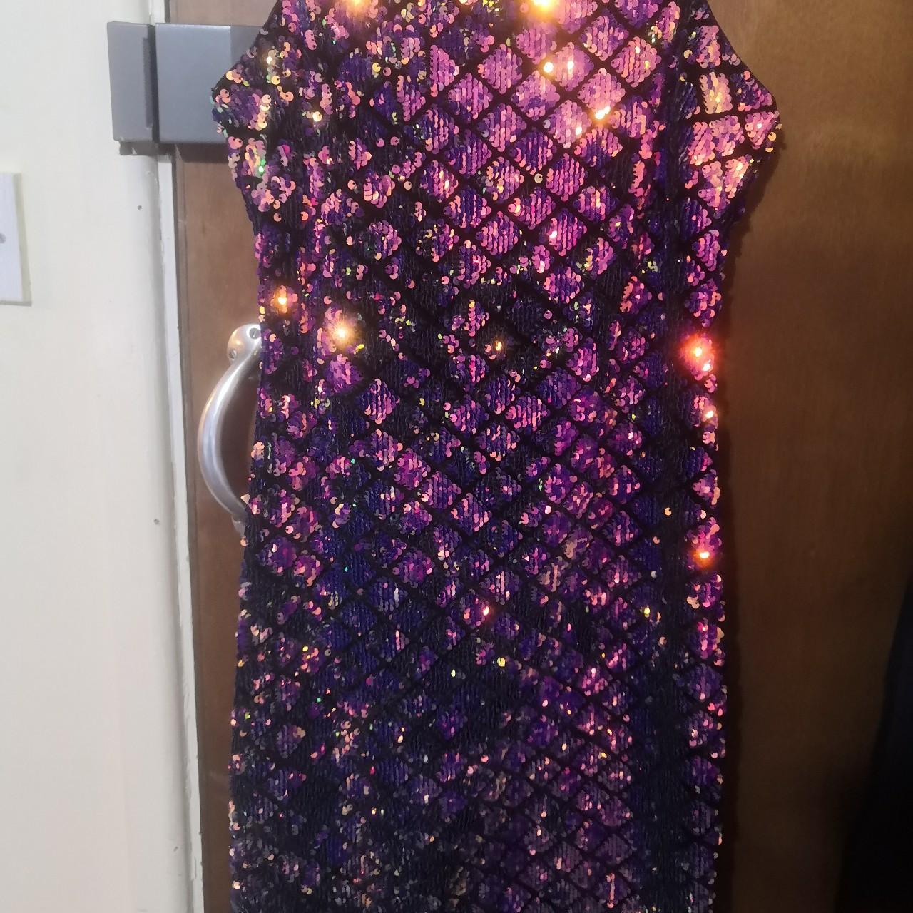 Topshop sequin mermaid dress, UK size but
