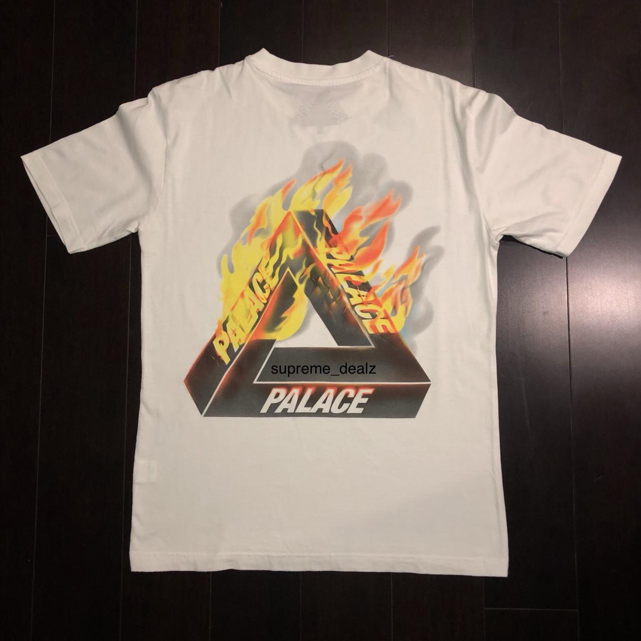 Palace on sale fire tee