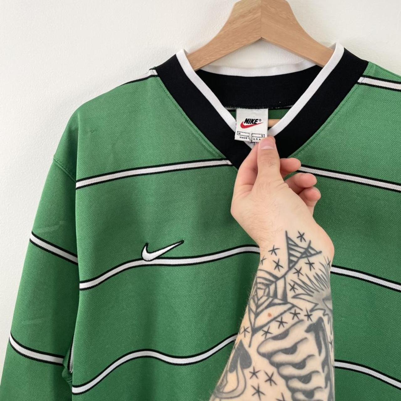 Vintage 90’s Nike Soccer Jersey Template Made In... Depop