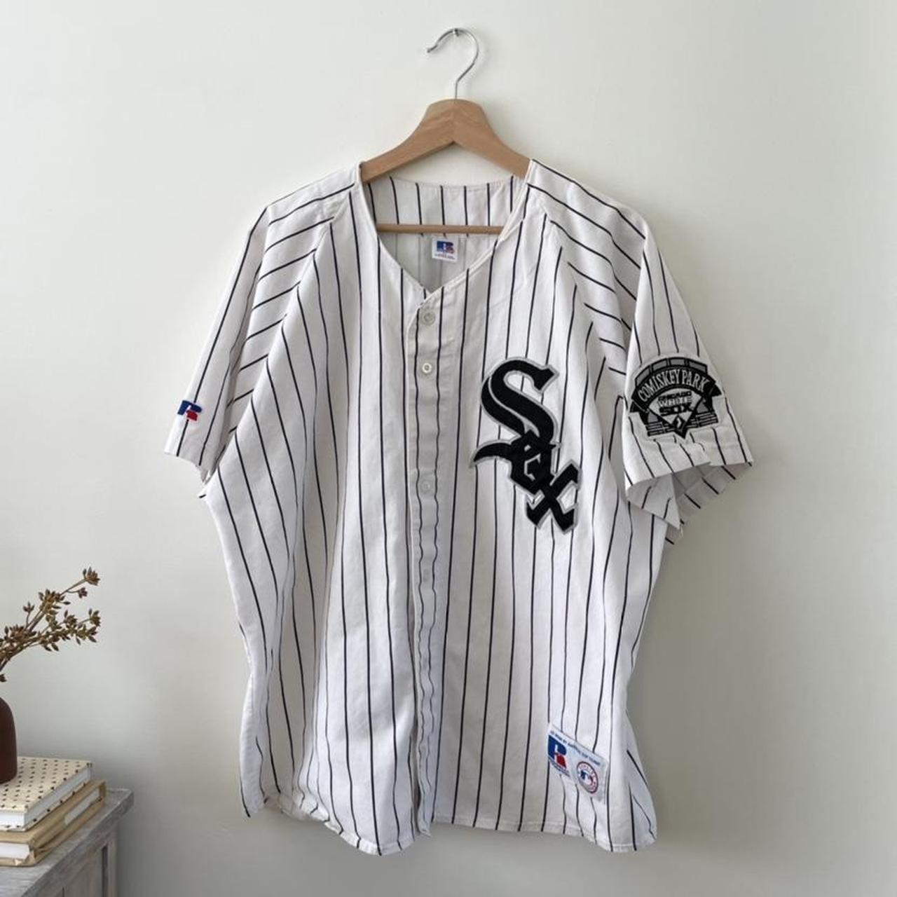 Vintage White Sox Jersey. Vintage Russell Athletic - Depop