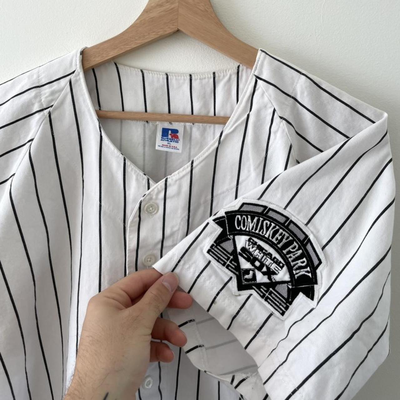 Vintage White Sox Jersey. Vintage Russell Athletic - Depop