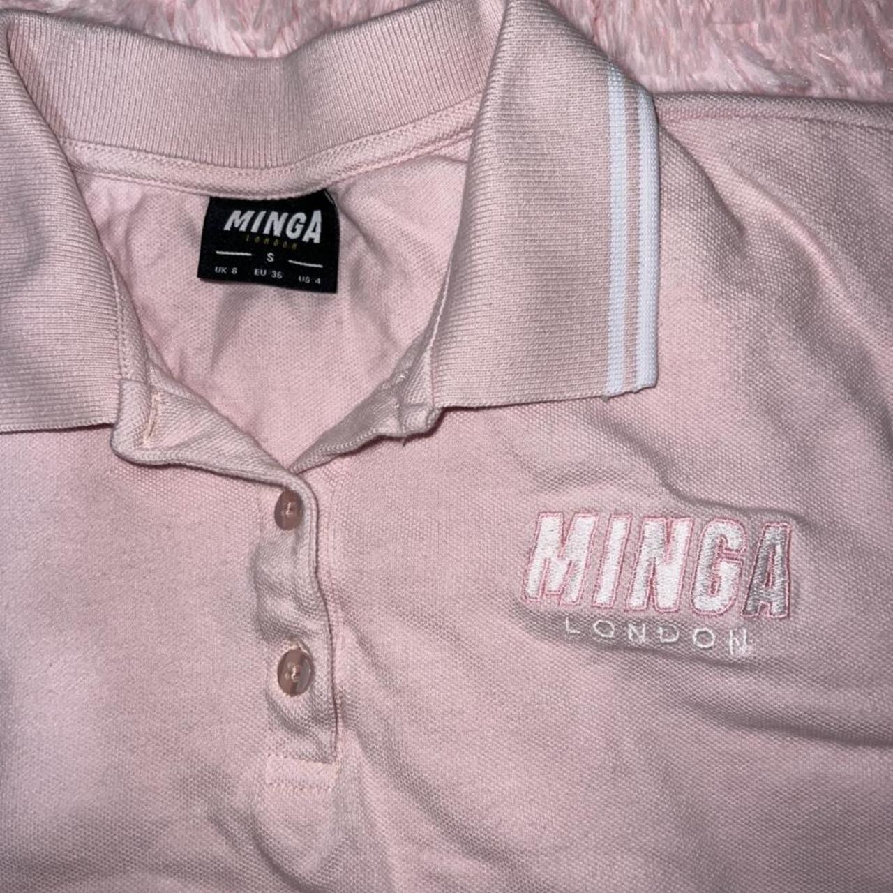 SALE／59%OFF】 ミンガ Minga レディース ポロシャツ トップスPink advocacialuizcoutinho.com.br