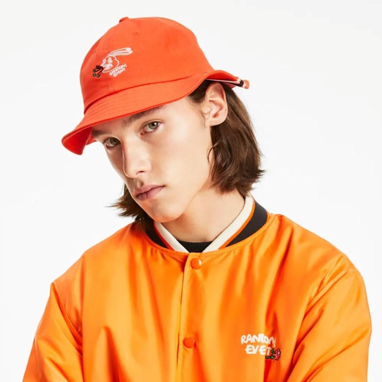 puma-x-randomevent-bucket-hat-brand-new-orange-depop