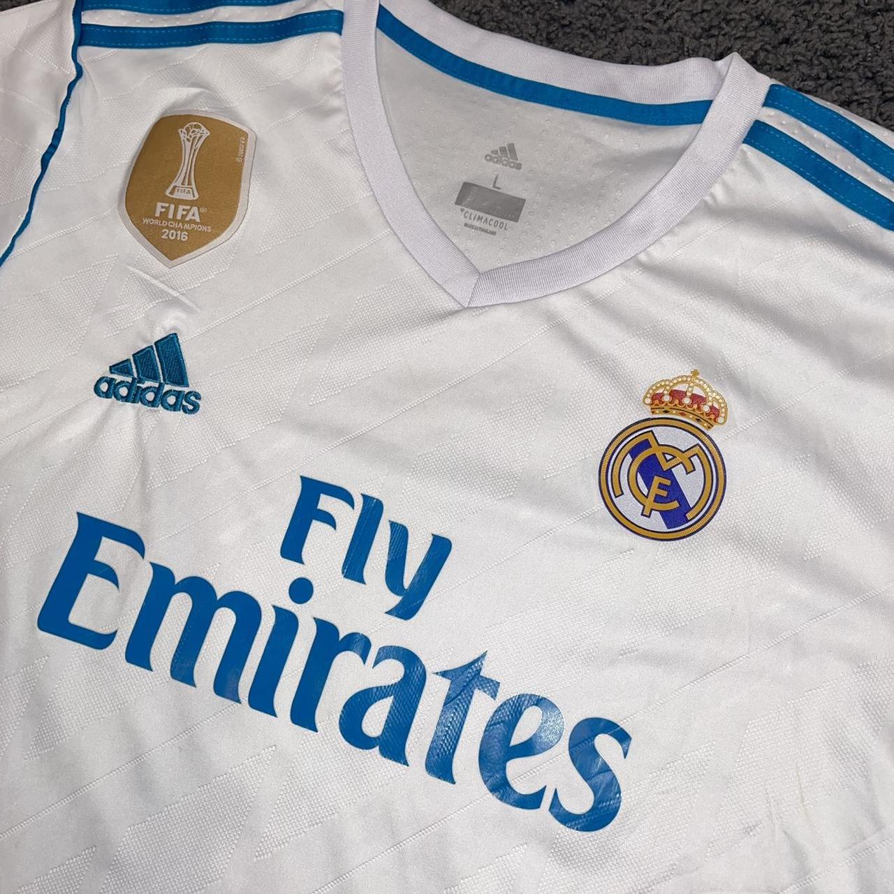 Real Madrid Jersey Worn Once Men's Medium #Soccer - Depop