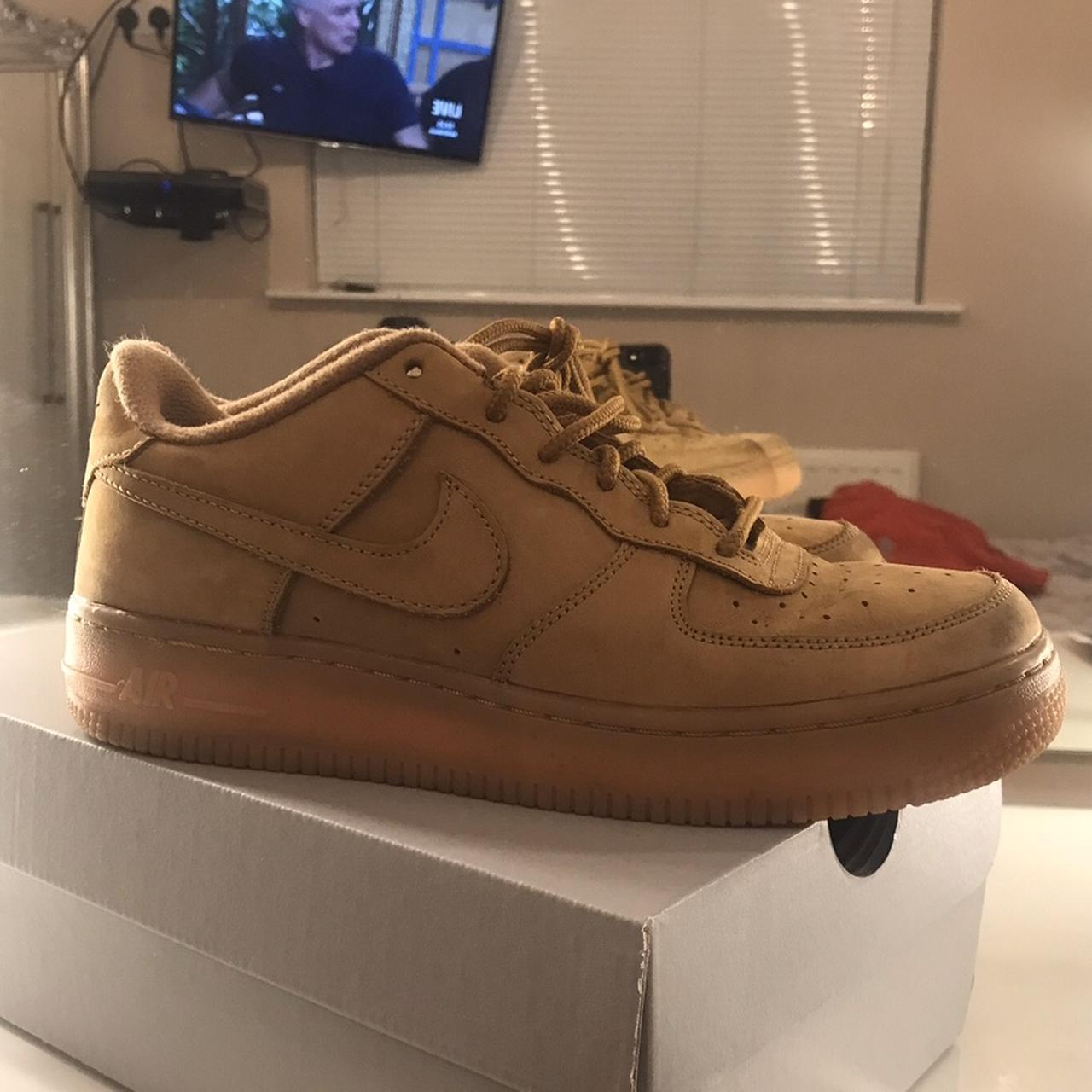 Nike Air Force 1 High LV8 3 Shoes in Wheat/Gum Light - Depop