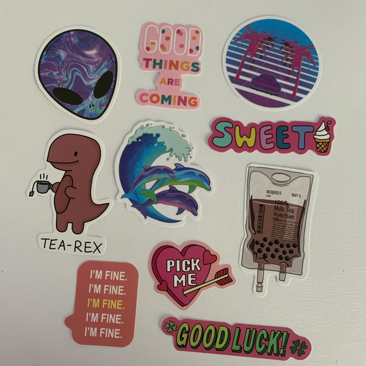 A bunch of random stickers that I'm trying to get - Depop