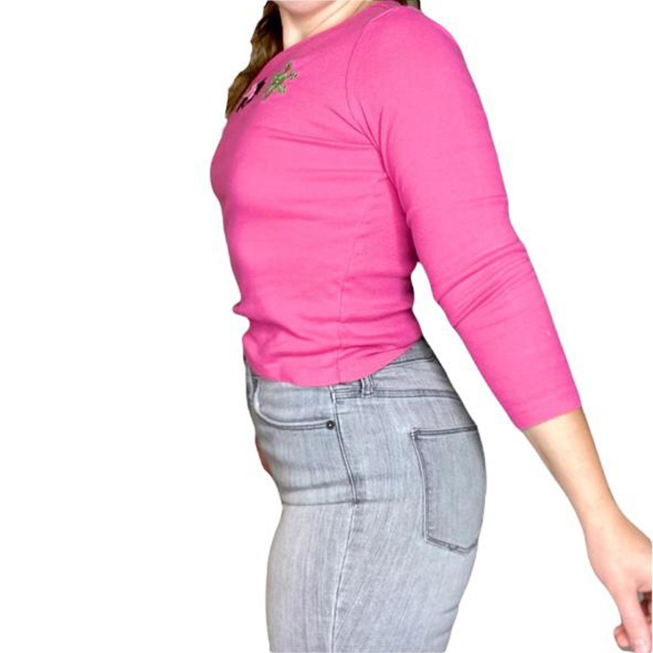 Gymboree Pink Y2K Snowflake Puppy Long Sleeve Baby... Depop