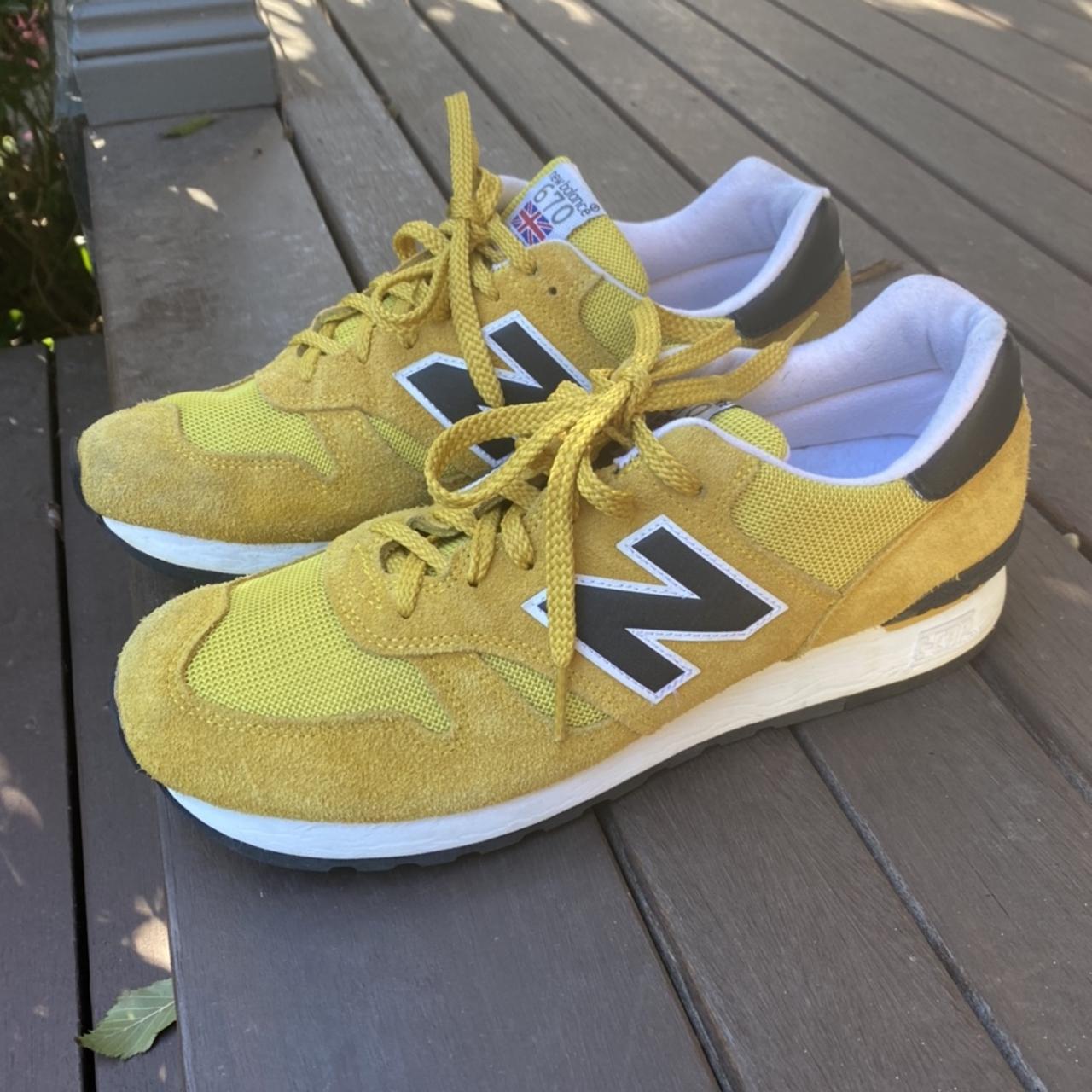 New balance clearance 670 yellow black