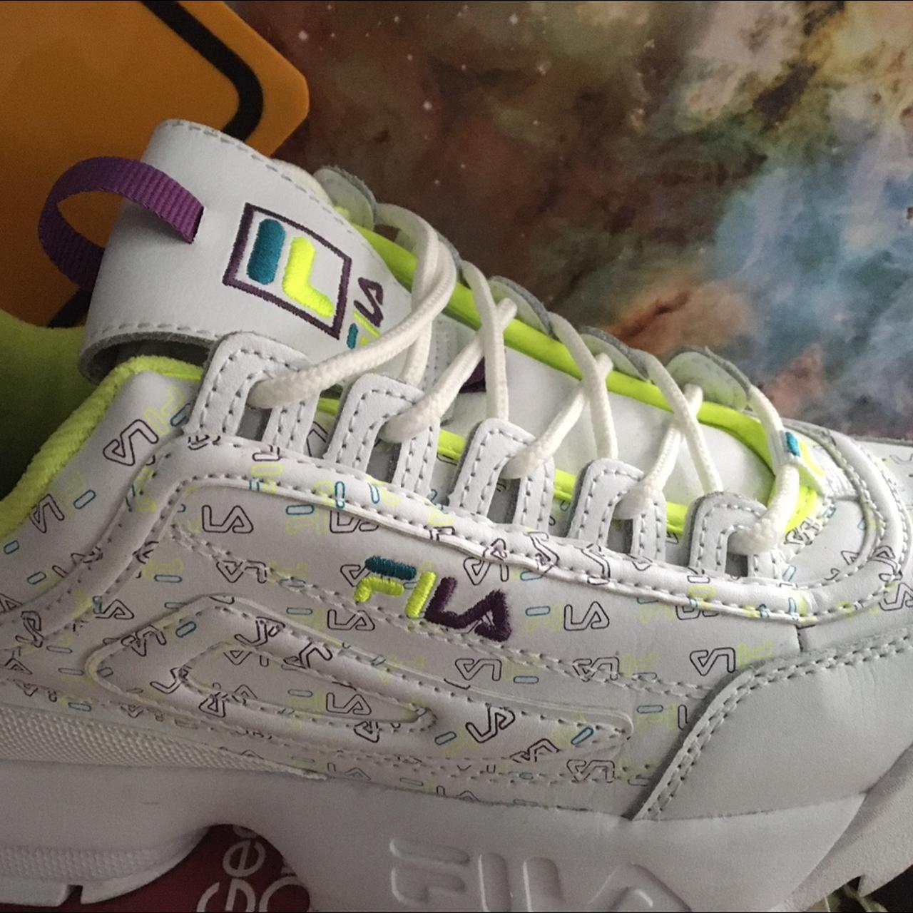 Fila disruptor 2 lime best sale