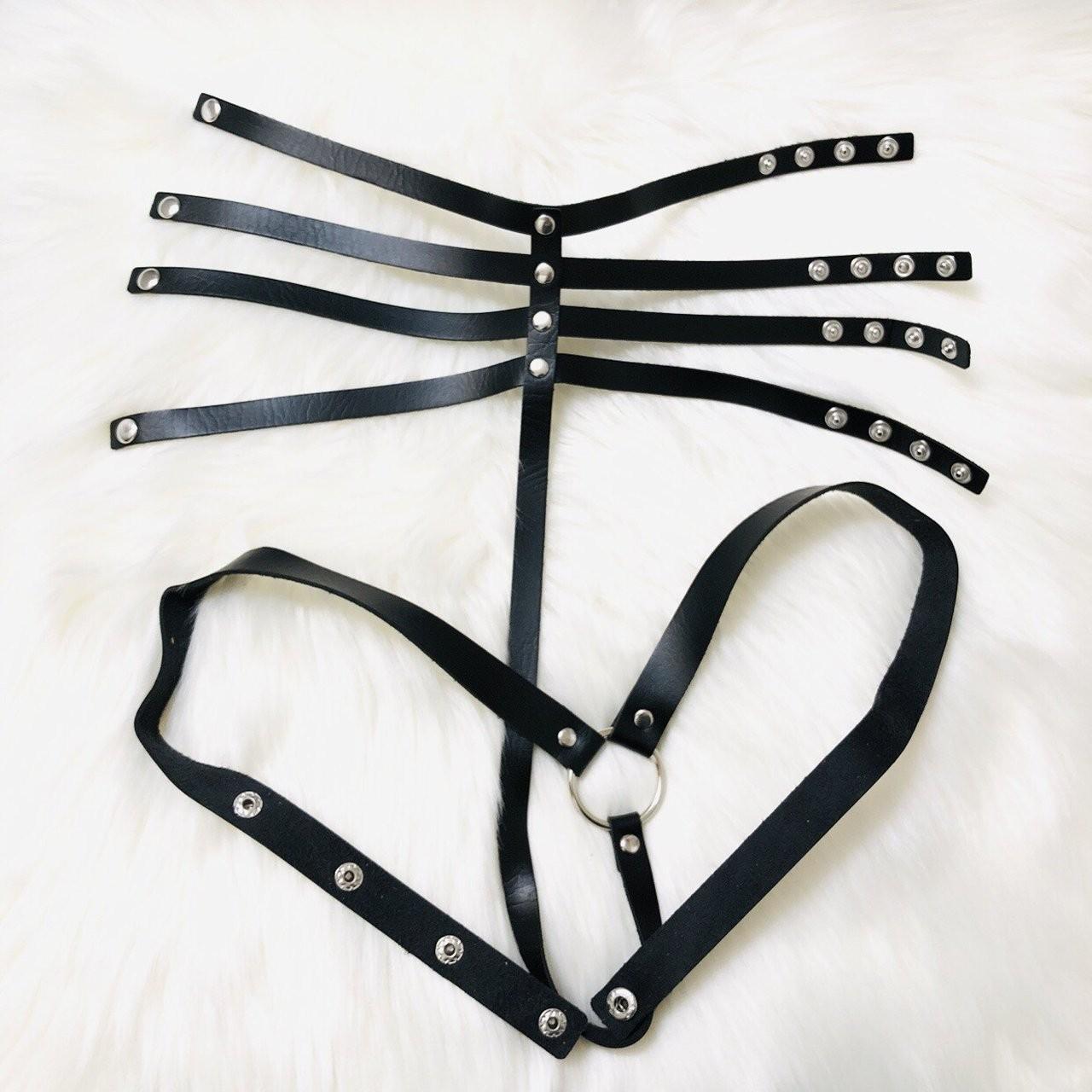 Sexy four Layers Choker necklace and body jewelry - Depop