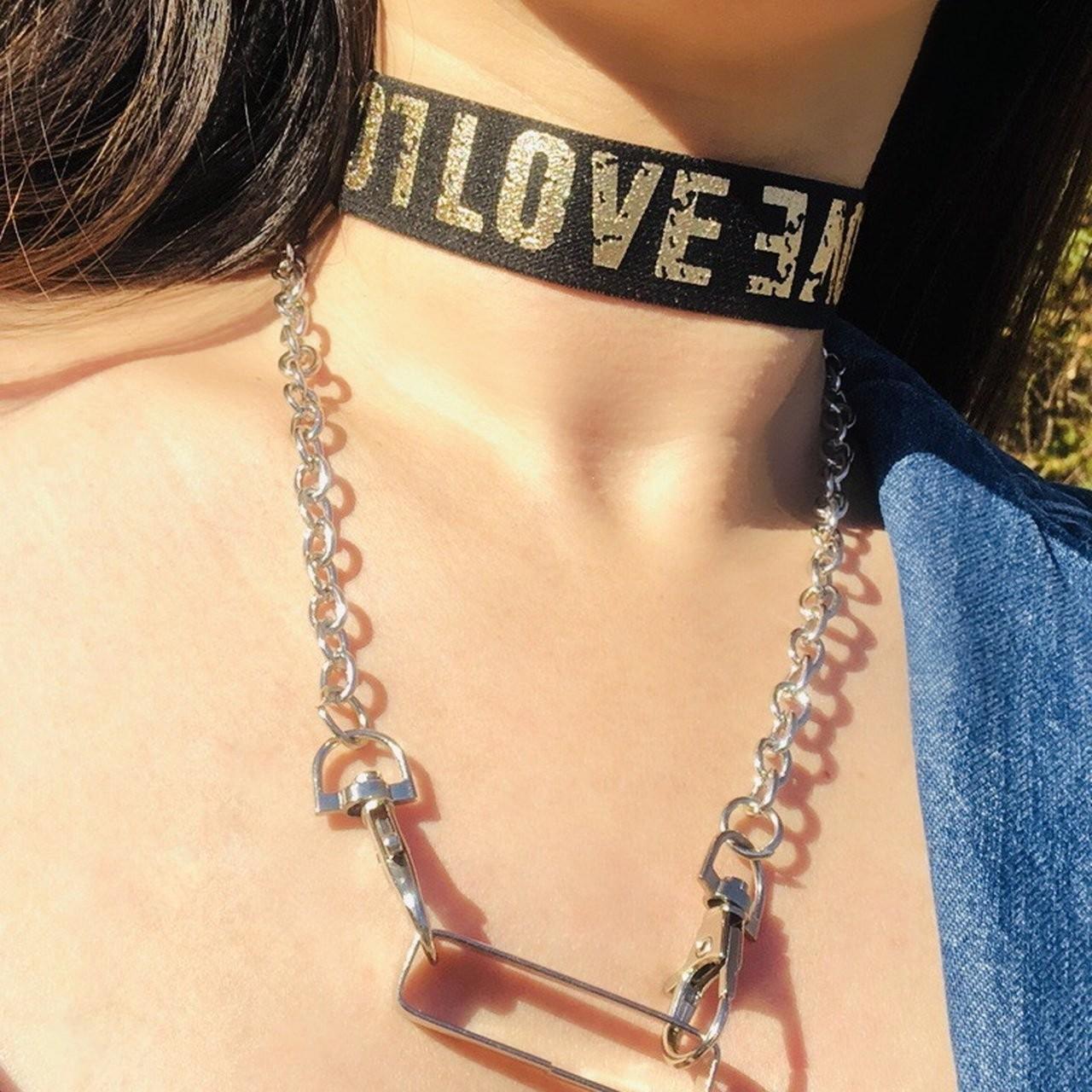 Love Letter Custom Initial Choker-Chvker Jewelry