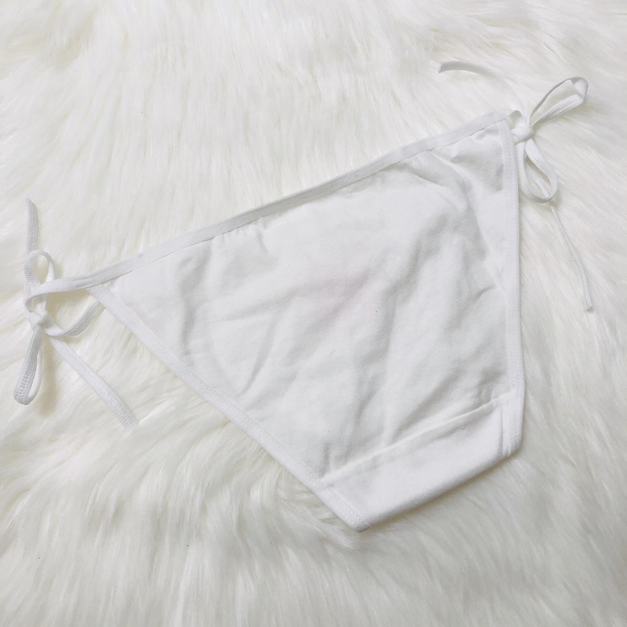 Forever 21 panties white cotton - Depop