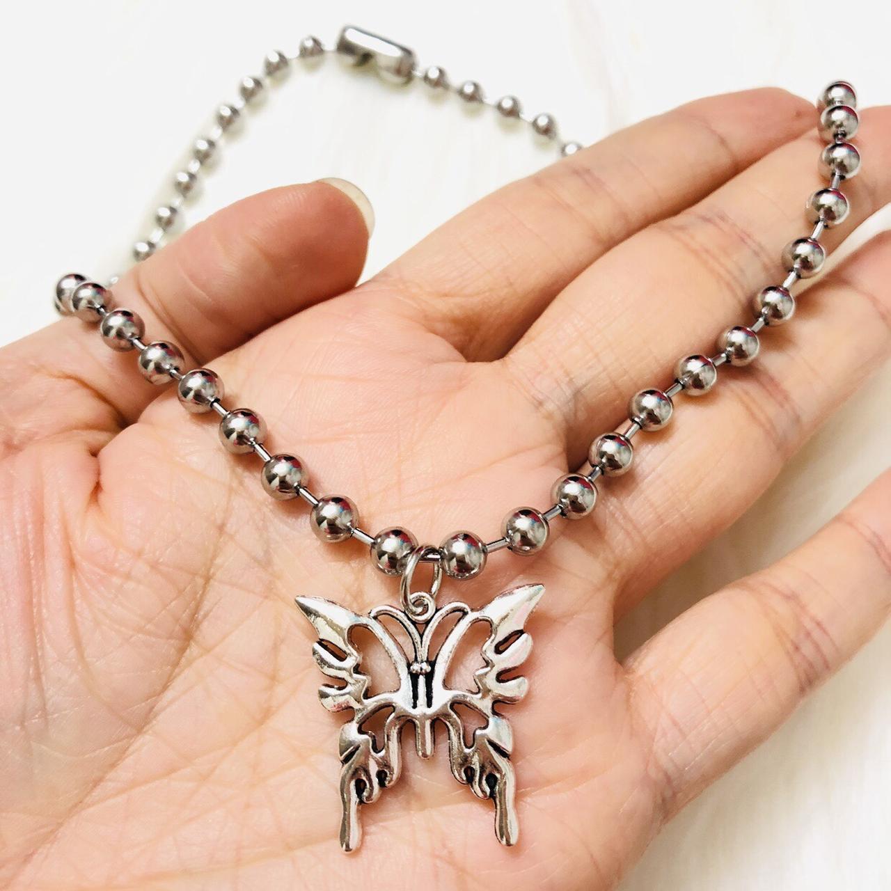 Custom necklace for @legzrweelz × Safety pin... - Depop