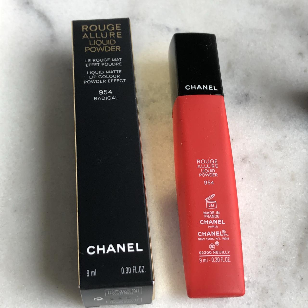 Chanel rouge allure liquid powder 954 “Radical”