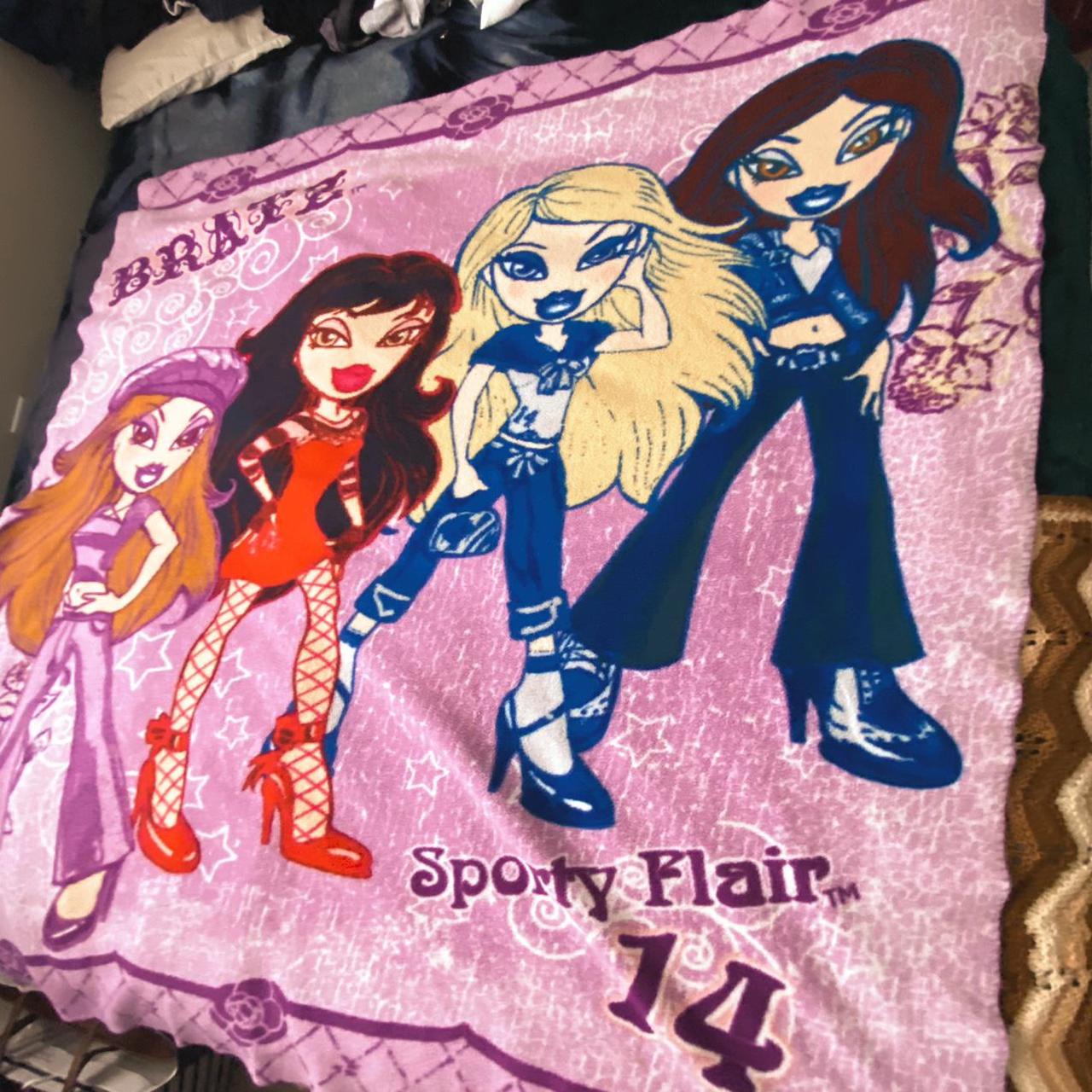 Y2K BRATZ BLANKET Preloved condition, but no... Depop