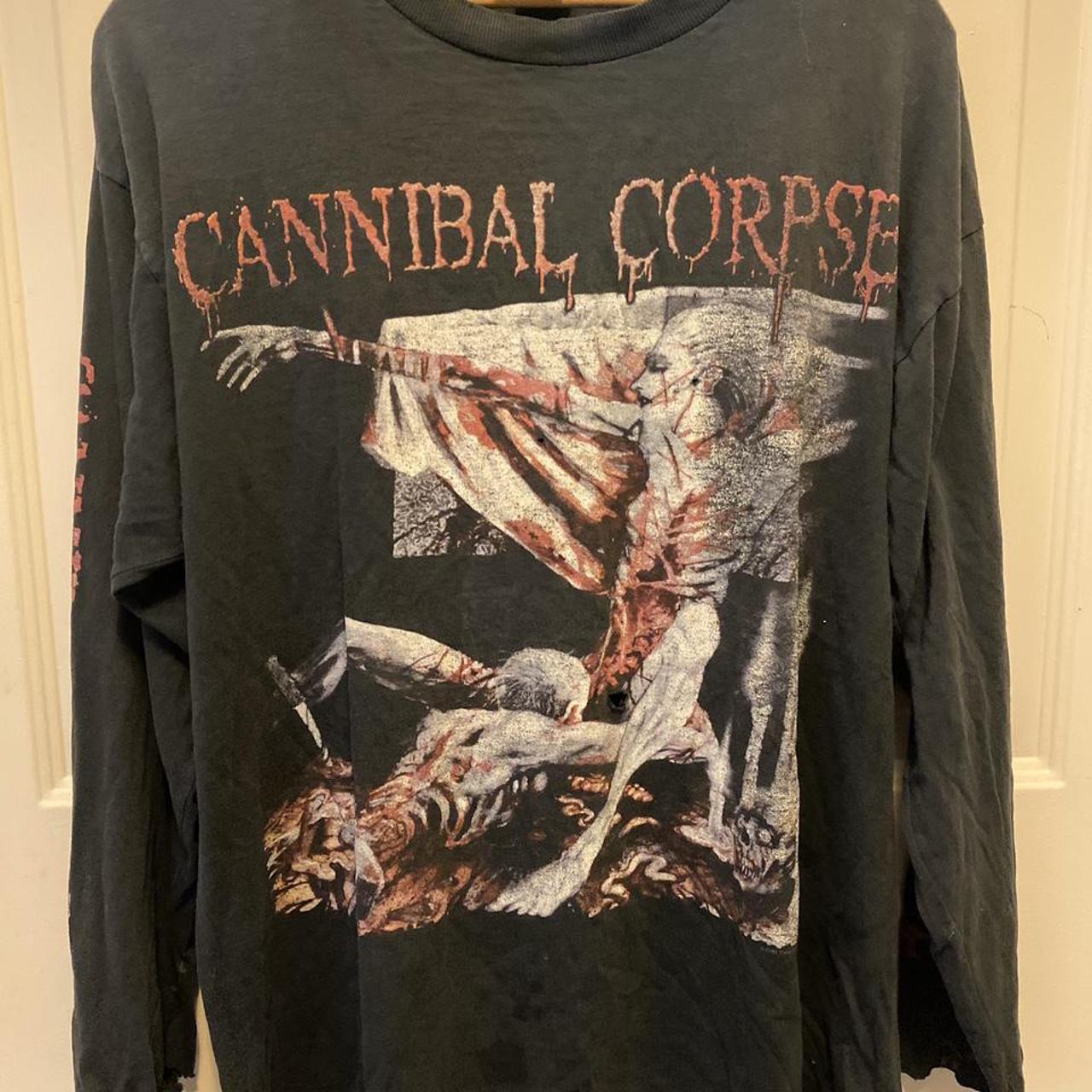 古着 Cannibal Corpse ロンＴ ボロ 雰囲気 Tシャツ | filmekimi.iksv.org