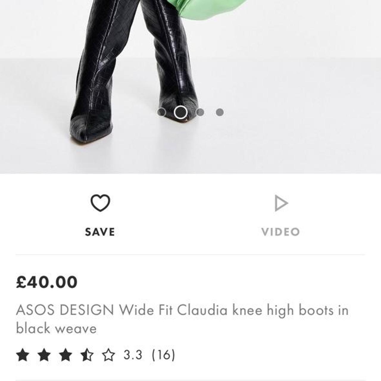 asos knee high boots