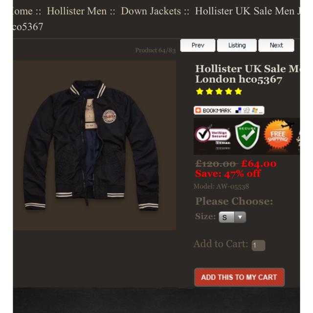 Hollister men's jacket. Del Mar. Small. Great - Depop