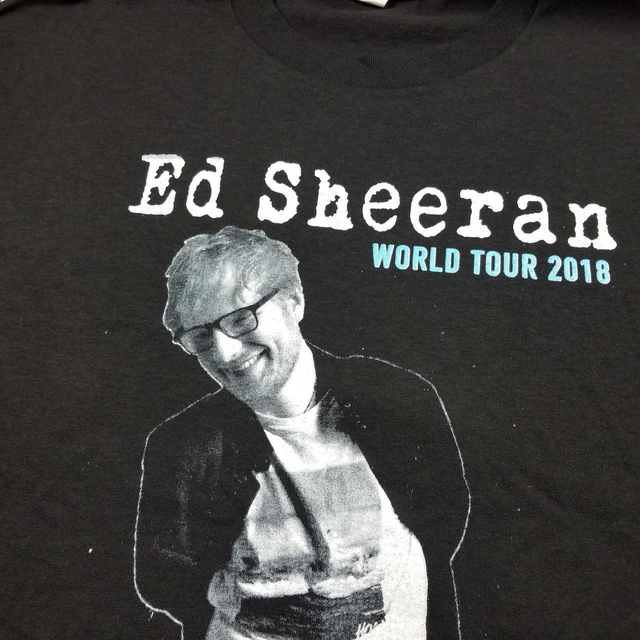 Ed Sheeran World Tour TShirt Size Large Chest 21... Depop
