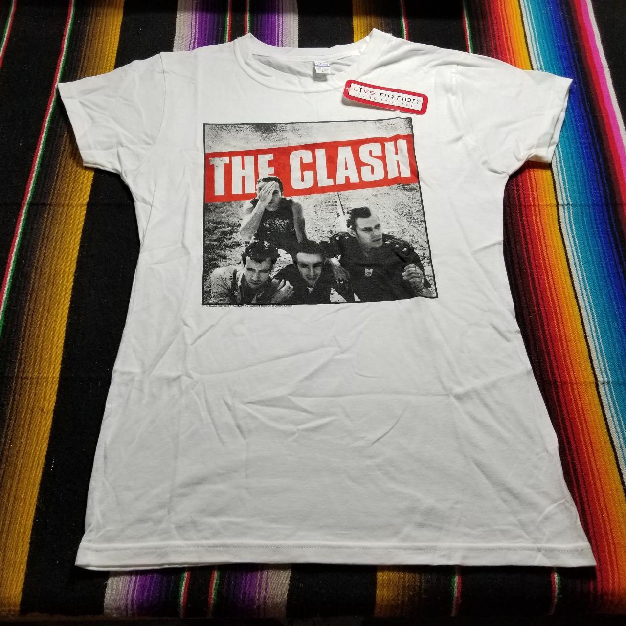 The Clash Woman T Shirt Size Xl Chest 19 Length Depop 