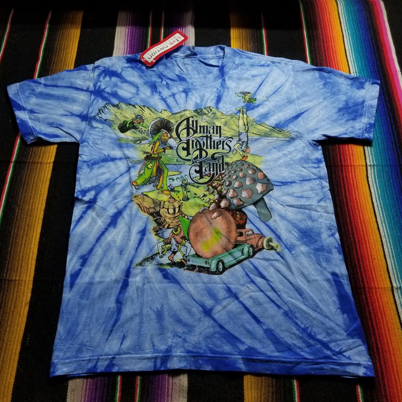 The Allman Brothers Band Tie Dye T-Shirt Size Small... - Depop