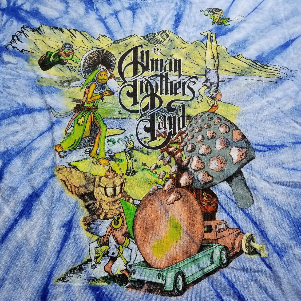 allman brothers band tie dye shirt
