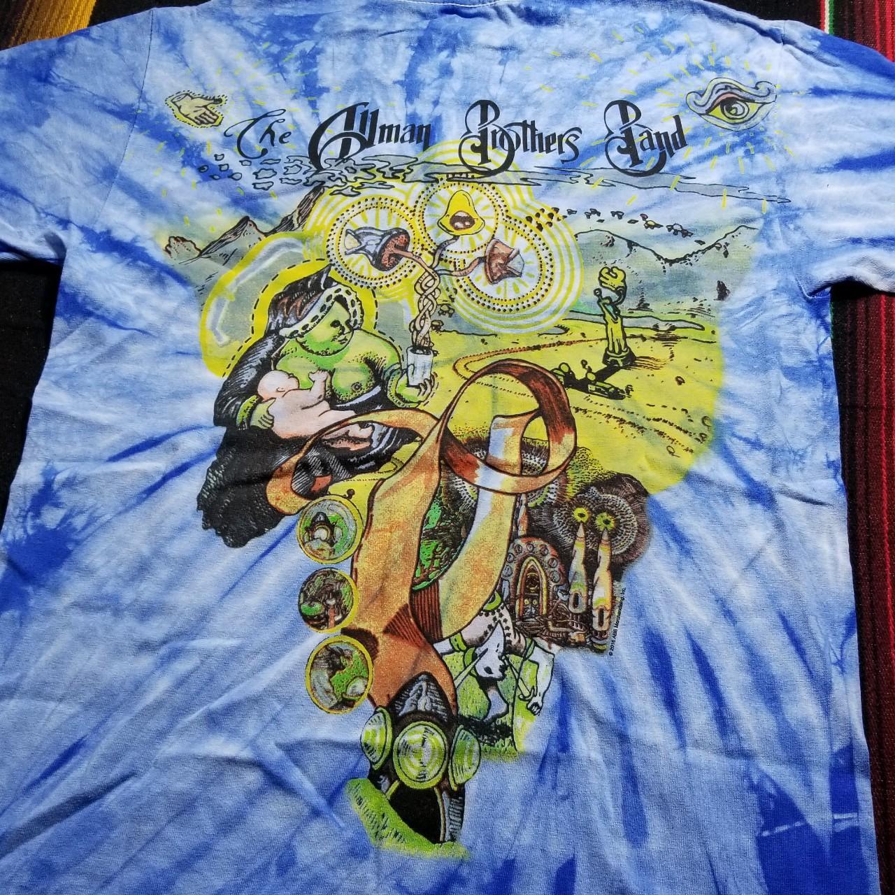 allman brothers band tie dye shirt