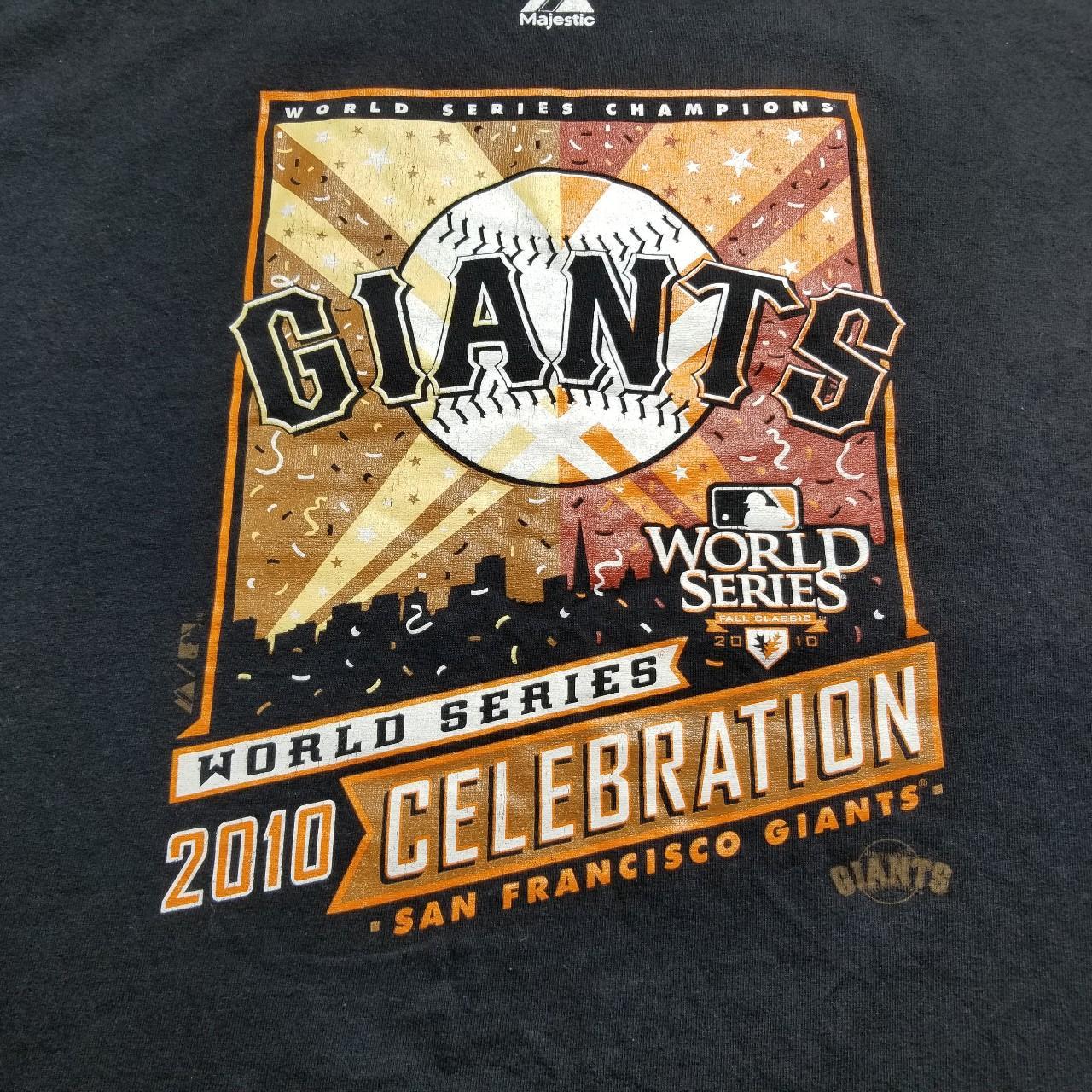San Francisco Giants MLB 2010 World Series Champions T-Shirt - XL