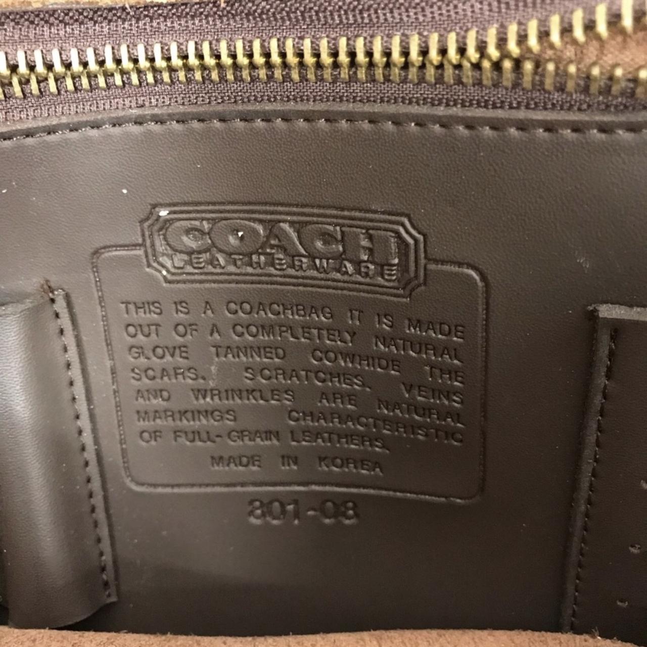 Coach bag made hot sale in korea