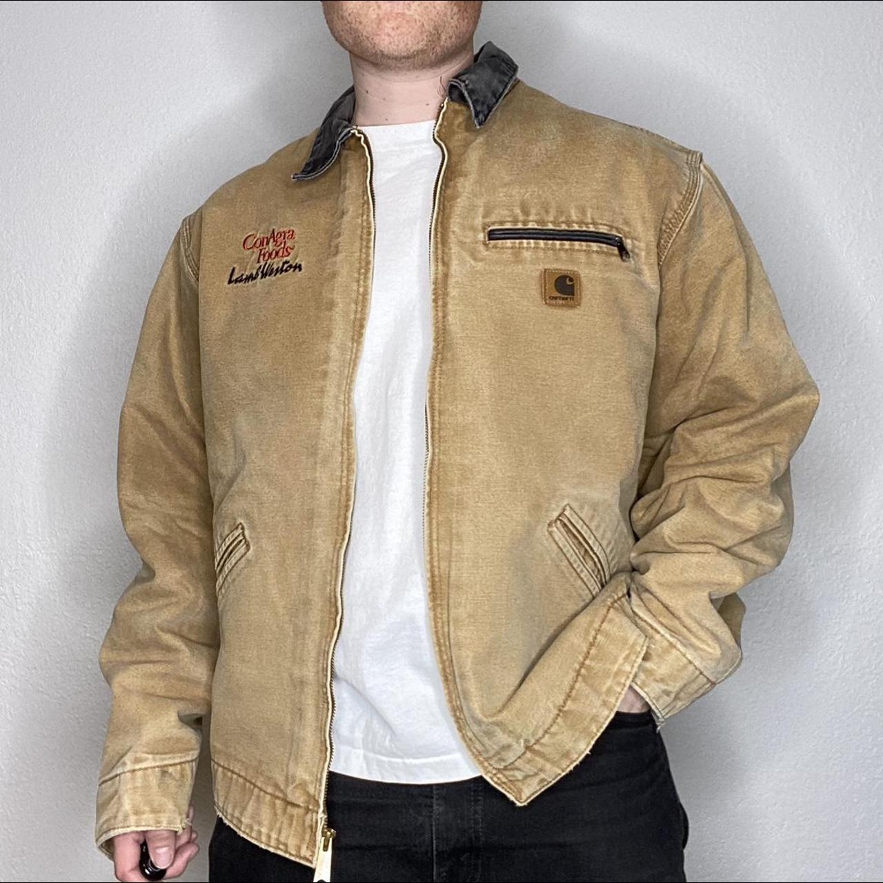 vintage carhartt jacket detroit