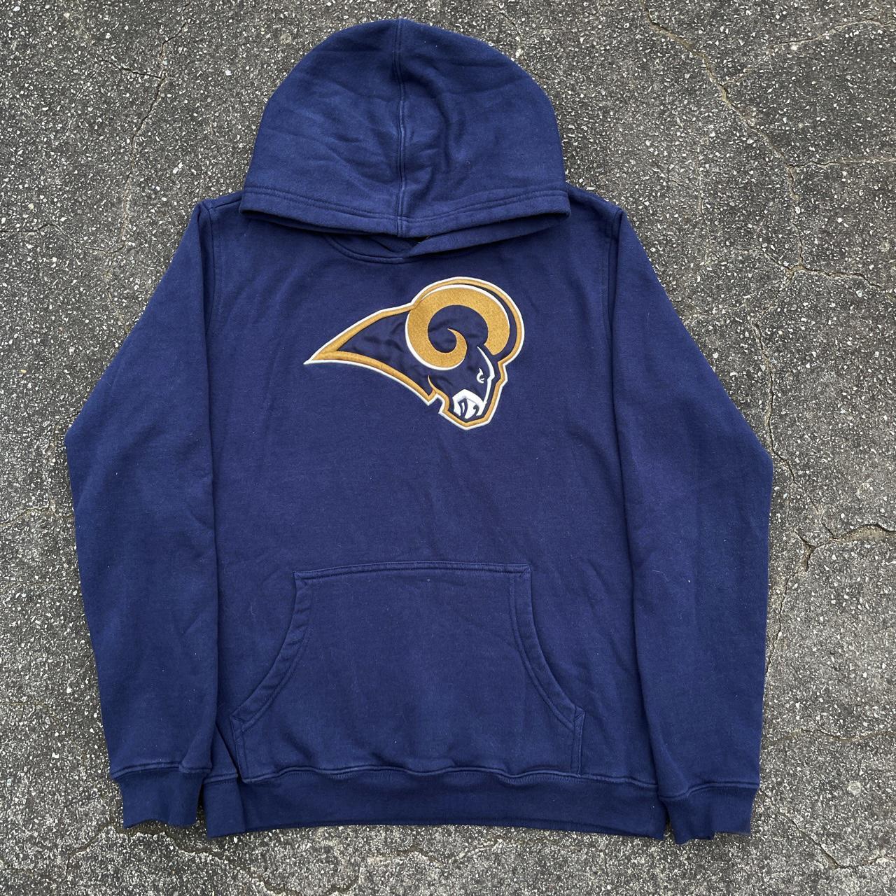 VINTAGE ST LOUIS RAMS NFL TEAM APPAREL HOODIE... Depop
