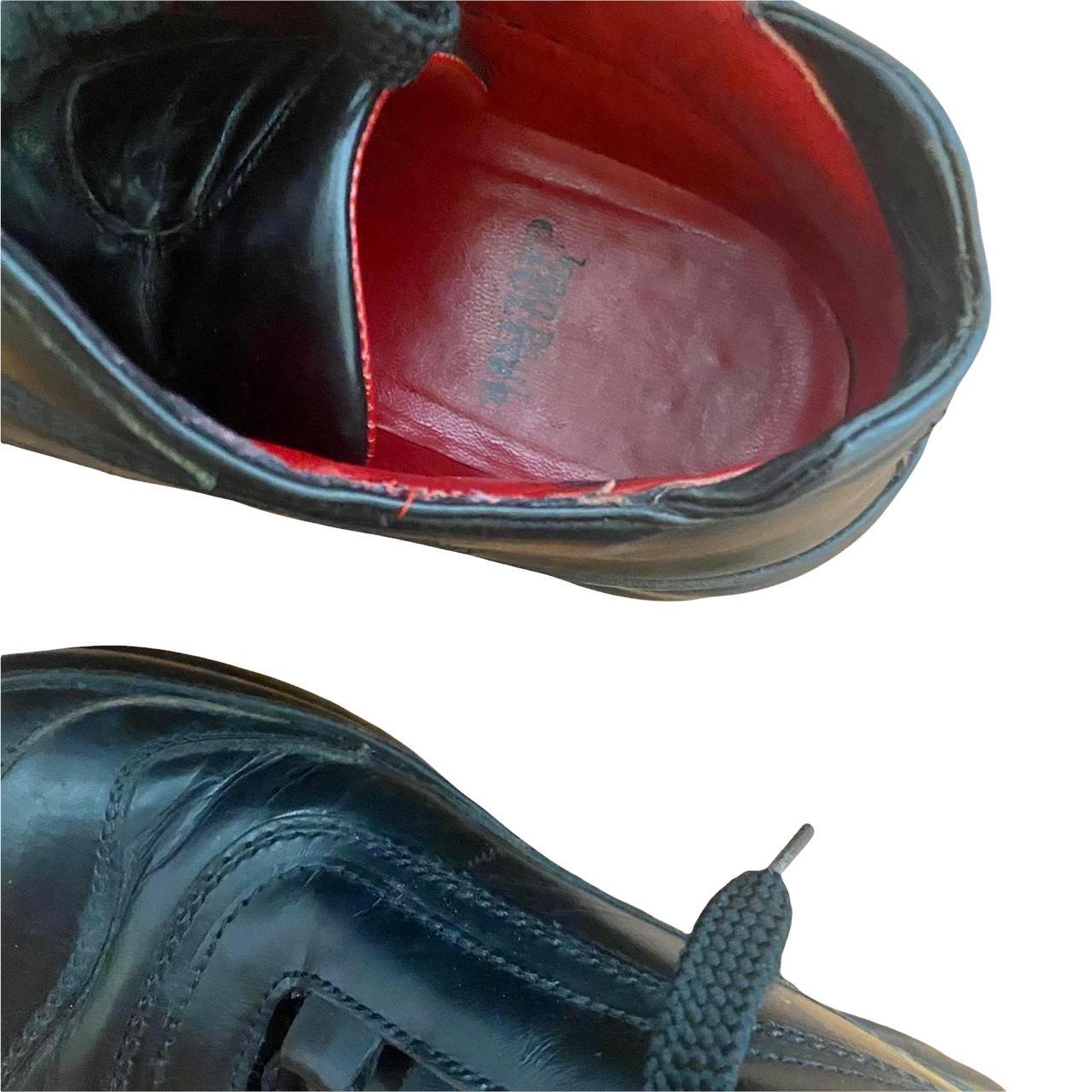 90s Gaultier black platform sneakers Club kid shoes... Depop