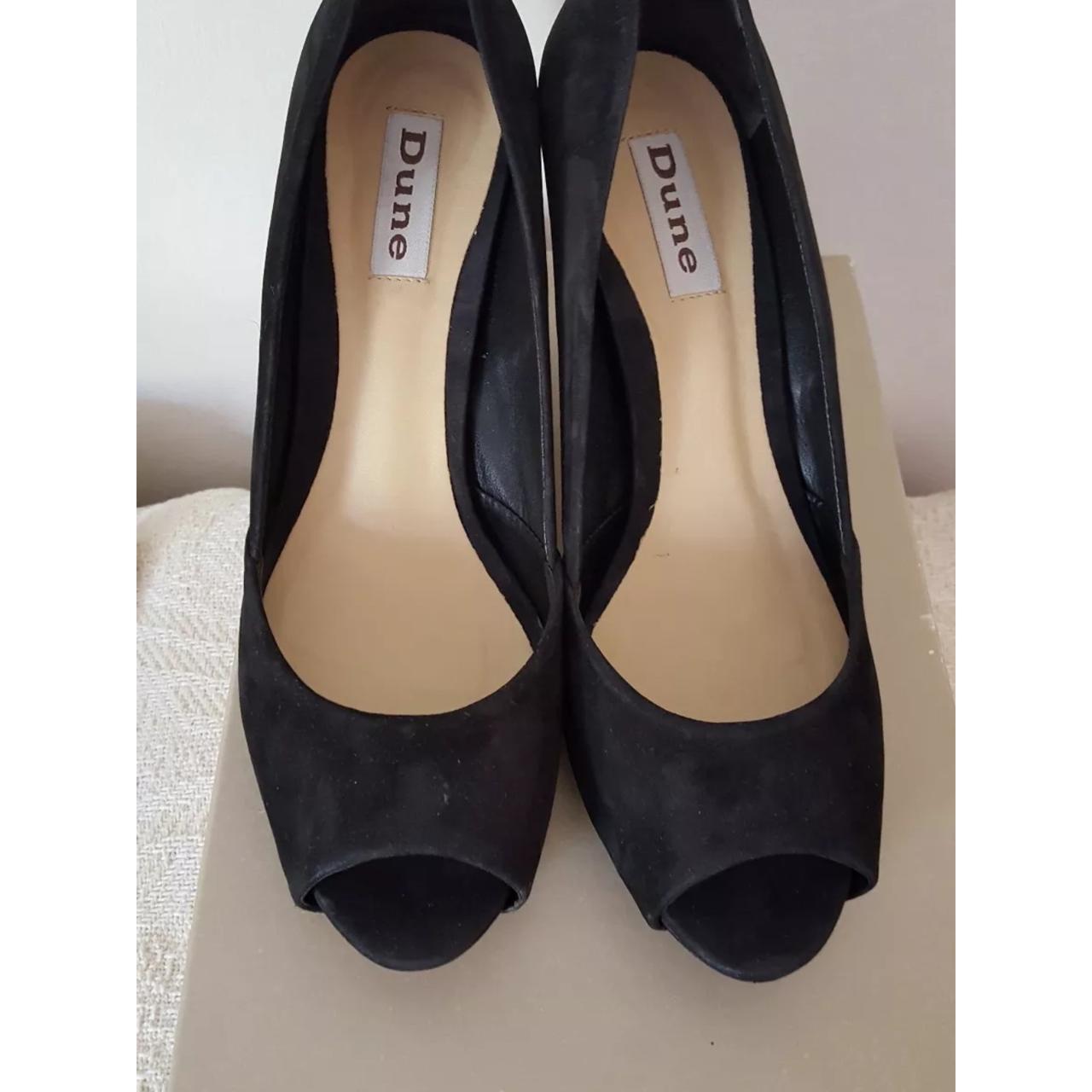 Dune peep best sale toe shoes