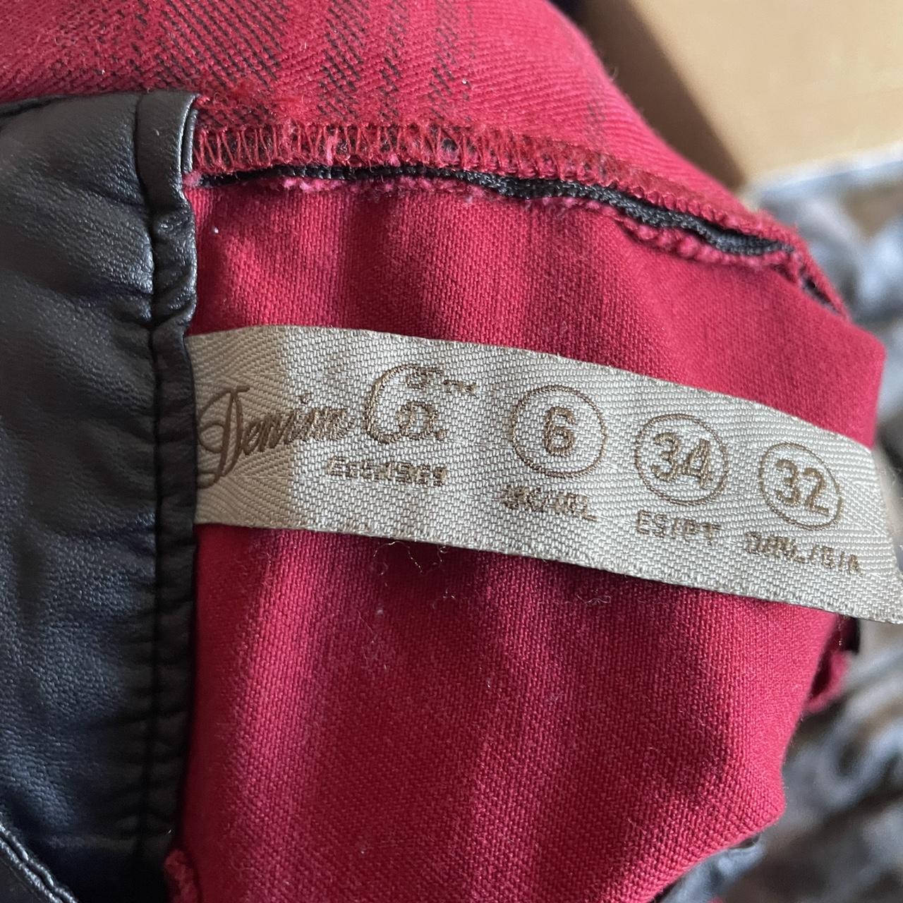 primark size 6 red tartan punk skater skirt •... Depop