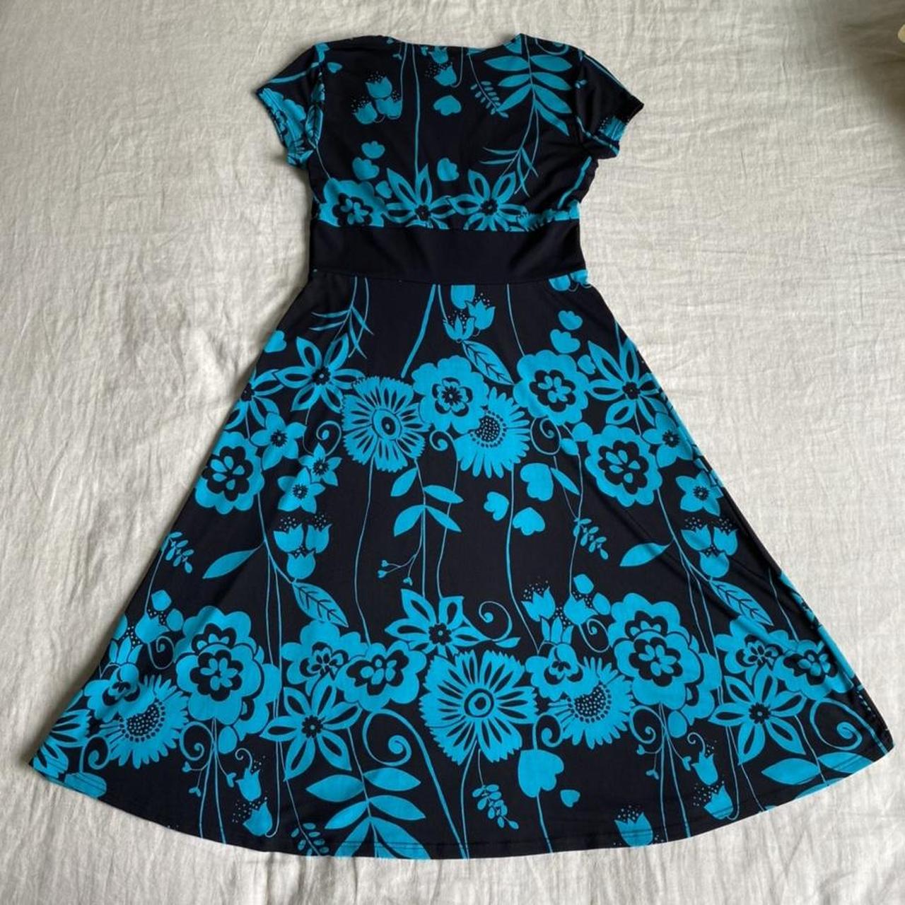 Enfocus Studio Women's Blue and Black Dress (2)