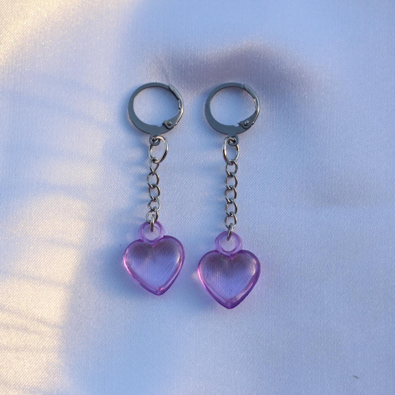 Women's Silver and Purple Jewellery | Depop