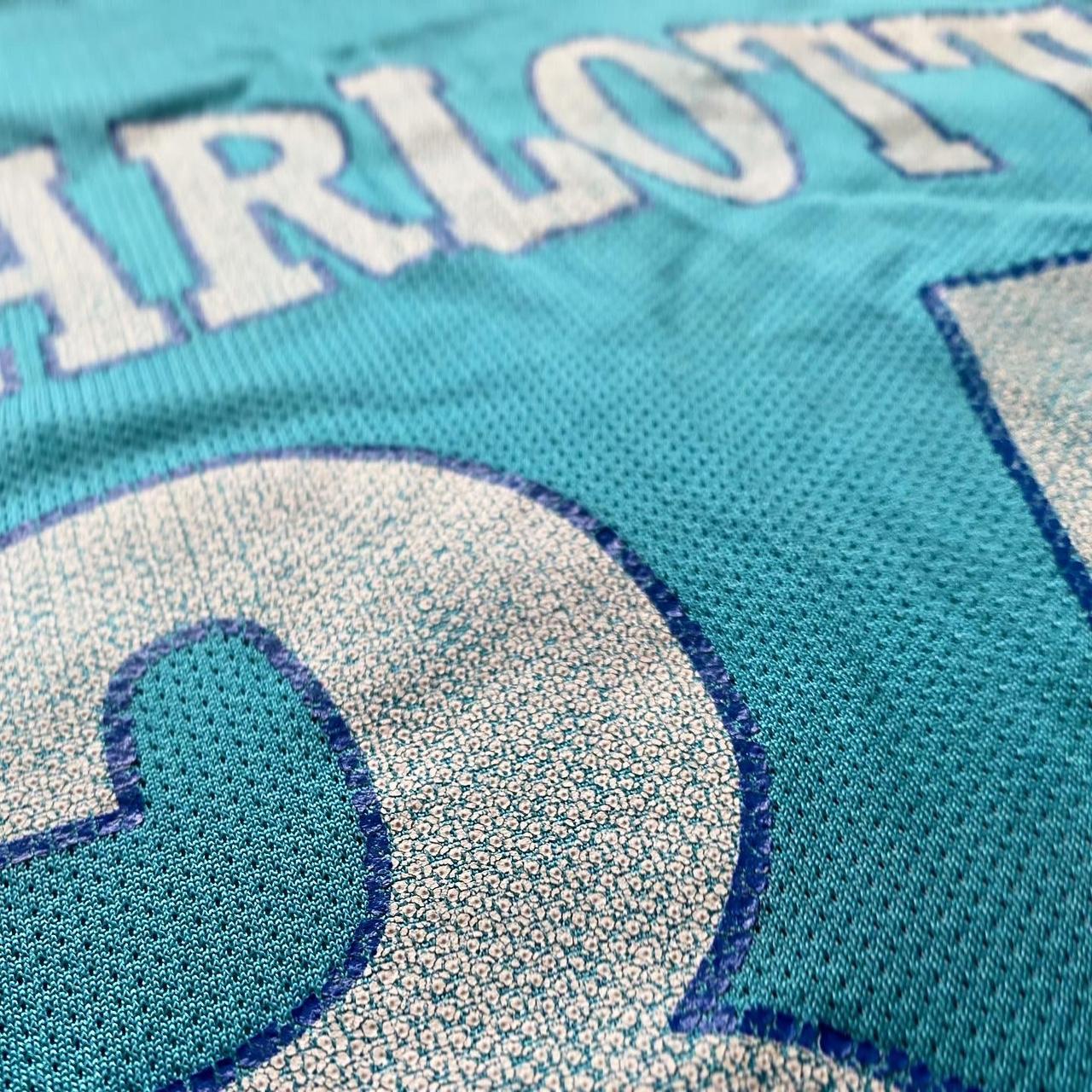 J.R. Reid, Charlotte Hornets, 1992/93 Away - Depop